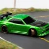 Turbo Racing Drift Car Green 1/76 Scale 2WD With Gyro - RTR -Freewing Shop turbo racing drift car green 1 76 scale 2wd with gyro rtr motion rc 34400570998969