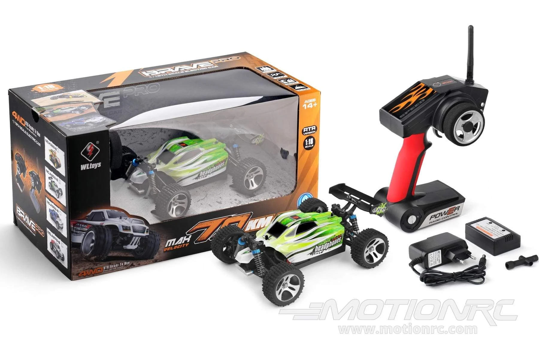 XK INNOVATIONS XK Vortex Pro High Speed Green 1/18 Scale 4WD Buggy - RTR 9 XK INNOVATIONS XK Vortex Pro High Speed Green 1/18 Scale 4WD Buggy - RTR - Image 7