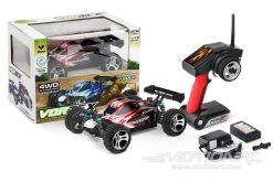 XK INNOVATIONS XK Vortex Red 1/18 Scale 4WD Buggy - RTR -Freewing Shop wltoys high speed buggy red blue 1 18 scale 4wd buggy rtr motion rc 23295591743673