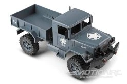 XK INNOVATIONS XK Military Truck Gray 1/12 Scale 4WD Truck - RTR -Freewing Shop wltoys military truck gray 1 12 scale 4wd truck rtr motion rc 23189409956025