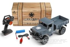 XK INNOVATIONS XK Military Truck Gray 1/12 Scale 4WD Truck - RTR -Freewing Shop wltoys military truck gray 1 12 scale 4wd truck rtr motion rc 23189409988793
