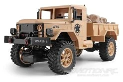 XK INNOVATIONS XK Military Truck Tan 1/12 Scale 4WD Truck - RTR -Freewing Shop wltoys military truck tan 1 12 scale 4wd truck rtr motion rc 23189555413177