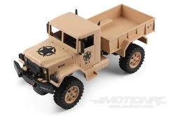 XK INNOVATIONS XK Military Truck Tan 1/12 Scale 4WD Truck - RTR -Freewing Shop wltoys military truck tan 1 12 scale 4wd truck rtr motion rc 23189555445945