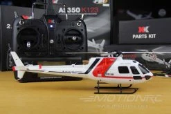 XK INNOVATIONS XK K123 Red And White 120 Size Gyro Stabilized Helicopter - FTR -Freewing Shop xk k123 red and white with gyro 244mm 9 6 rotor diameter helicopter ftr motion rc 7204529569905