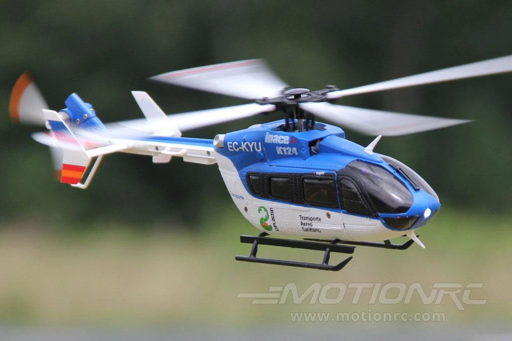 XK INNOVATIONS XK K124 Blue 120 Size Gyro Stabilized Helicopter - FTR 4 XK INNOVATIONS XK K124 Blue 120 Size Gyro Stabilized Helicopter - FTR - Image 2
