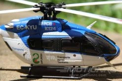 XK INNOVATIONS XK K124 Blue 120 Size Gyro Stabilized Helicopter - RTF -Freewing Shop xk k124 blue with gyro 250mm 9 8 rotor diameter rtf motion rc 3866025623665