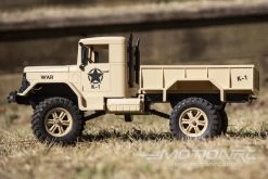 XK INNOVATIONS XK Military Truck Tan 1/12 Scale 4WD Truck - RTR -Freewing Shop xk military truck tan 1 12 scale 4wd truck rtr motion rc 27982725152953