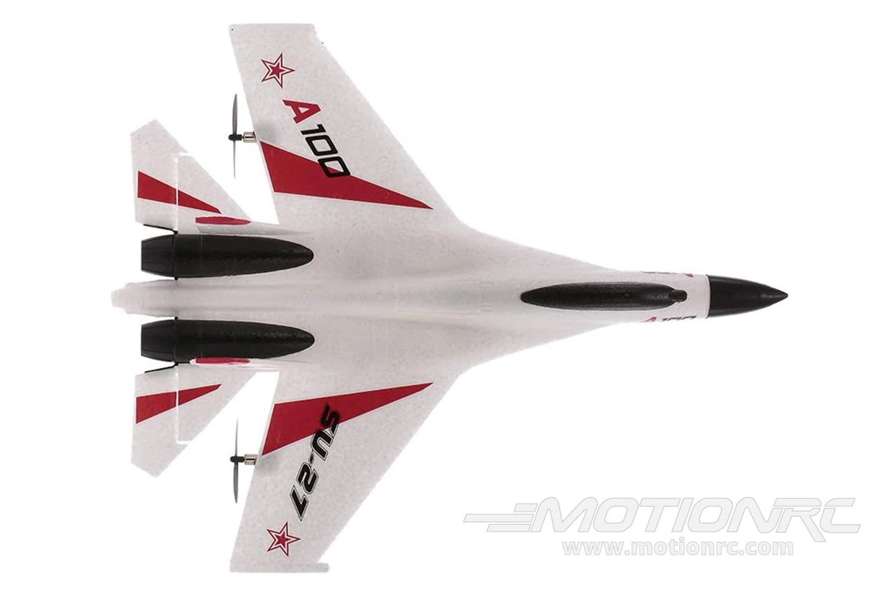 XK INNOVATIONS XK A100-W SU-27 White With Gyro 340mm (13.3") Wingspan - RTF 5 XK INNOVATIONS XK A100-W SU-27 White With Gyro 340mm (13.3") Wingspan - RTF - Image 3