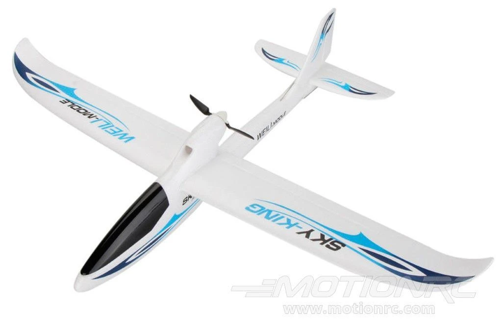 XK INNOVATIONS XK Sky King Glider Blue 750mm (29.5") Wingspan - RTF 11 XK INNOVATIONS XK Sky King Glider Blue 750mm (29.5") Wingspan - RTF - Image 9