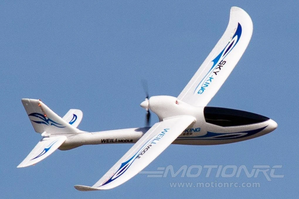 XK INNOVATIONS XK Sky King Glider Blue 750mm (29.5") Wingspan - RTF 5 XK INNOVATIONS XK Sky King Glider Blue 750mm (29.5") Wingspan - RTF - Image 3